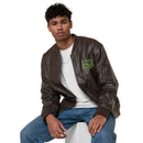 Leather Unisex Bomber Jacket