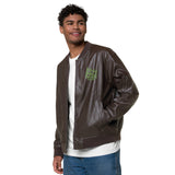 Leather Unisex Bomber Jacket