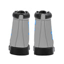 Grey Waterproof  Leather Boots