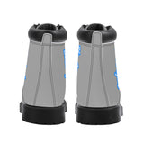 Grey Waterproof  Leather Boots