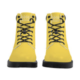 Yellow Waterproof Leather Boots