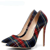 Plaid stiletto heels - For you and all