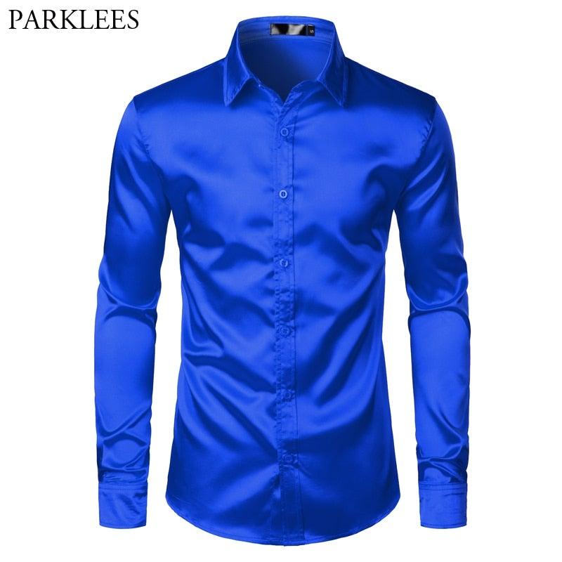 Silk slim fit dress shirt - For you and all