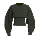Green bottom fitted Sweatshirt - For you and all