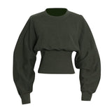 Green bottom fitted Sweatshirt - For you and all