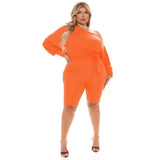 Plus size casual tie up Romper Shorts - For you and all
