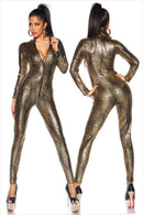 Black Jumpsuit  Bodysuits  Patent Leather - For you and all