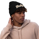 Ribbed knit beanie