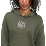Star Heart Crop Hoodie