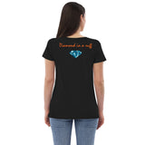Diamond in a ruff v-neck Shirt Top