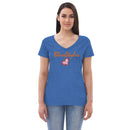 Diamond in a ruff v-neck Shirt Top