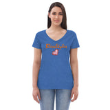 Diamond in a ruff v-neck Shirt Top