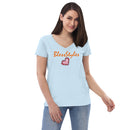 Diamond in a ruff v-neck Shirt Top