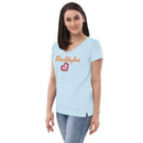 Diamond in a ruff v-neck Shirt Top