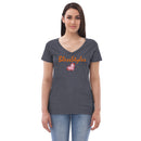 Diamond in a ruff v-neck Shirt Top